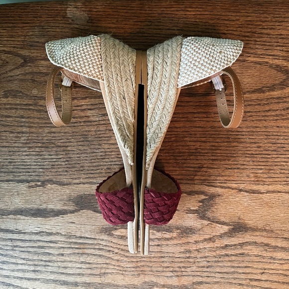 Cordani Sandals Espadrille Woven Suede & Leather Straps Brand New Size 7 NWOT - Picture 3 of 6